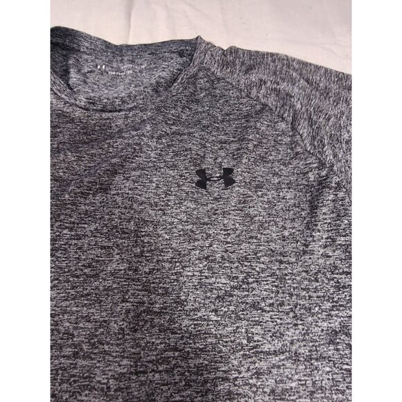Under Armour XXL Men’s “The Tech Tee” Loose Headgear Grey Blend SS Shirt - Picture 2 of 8